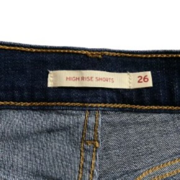 Levi's High Rise Jean Shorts 26 - Picture 2 of 3